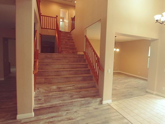 Stairs and dinning room