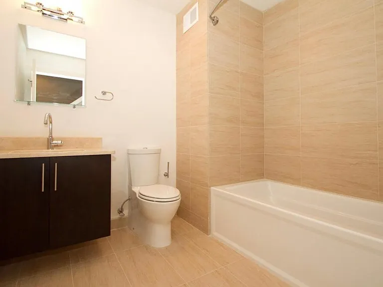 Guest bathroom with tub