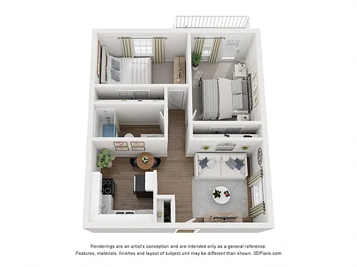 Floor plan The Benton