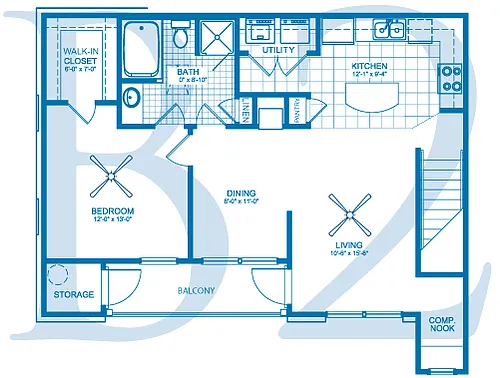 Floor plan B2