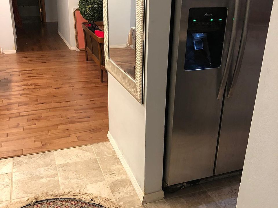 Main entryway, hall leading to bathroom and bedrooms