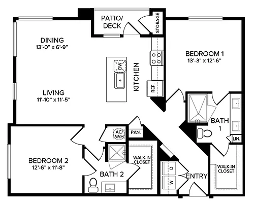 Floor plan B2
