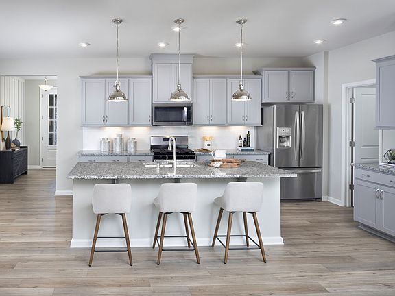 Appalachian model kitchen.