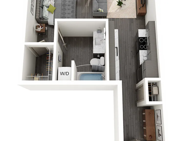 Studio C floor plan Broadstone Strata