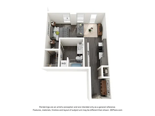 Floor plan Studio C