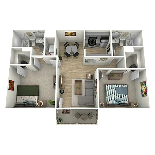 Floor plan B2-R
