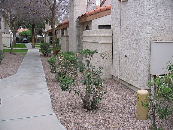 Front -East towards parking