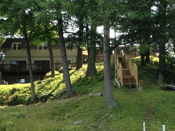 Rear view from water