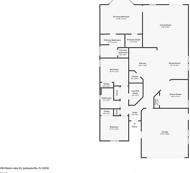1033 Bains Lake Dr — Photo 2