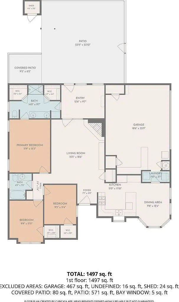 Great 3 bedroom 2 bath home across from Buena Vista Park! — Photo 3