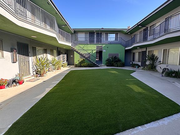 Courtyard facing Rear Entrance