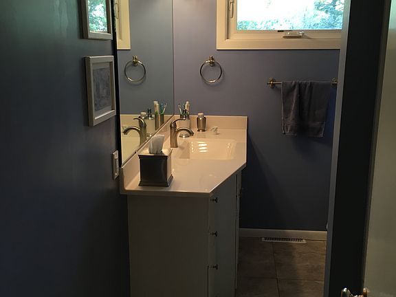 Main bath; shower and tub.