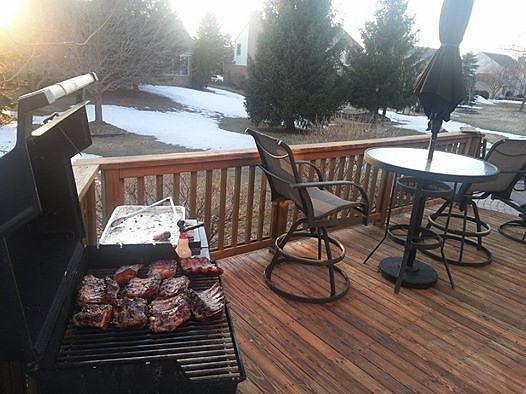 Back deck off Kitchen
