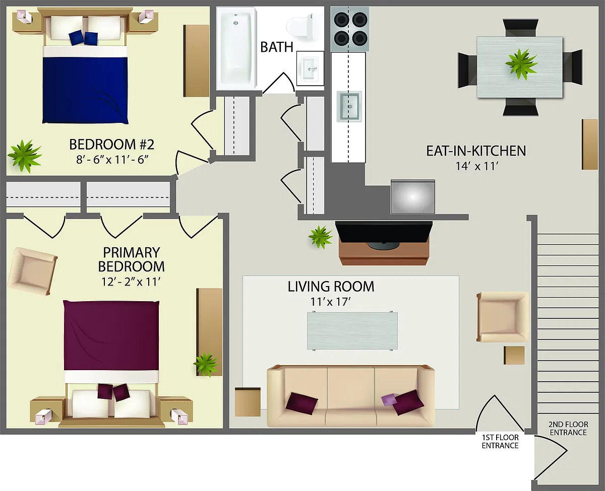 Floor plan St. Charles Classic
