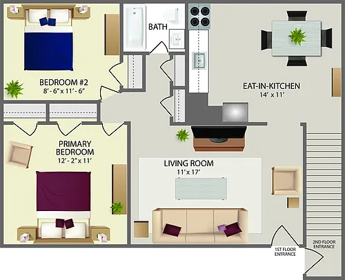 Floor plan St. Charles Classic