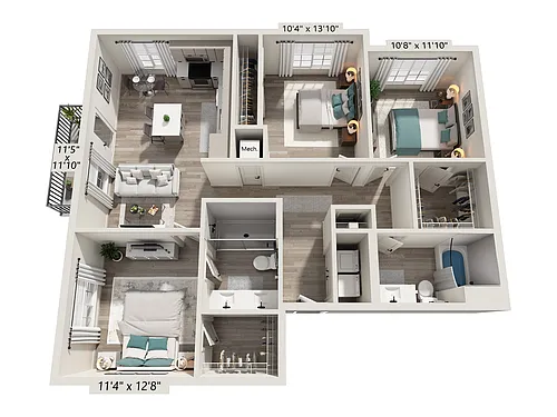 Floor plan C1