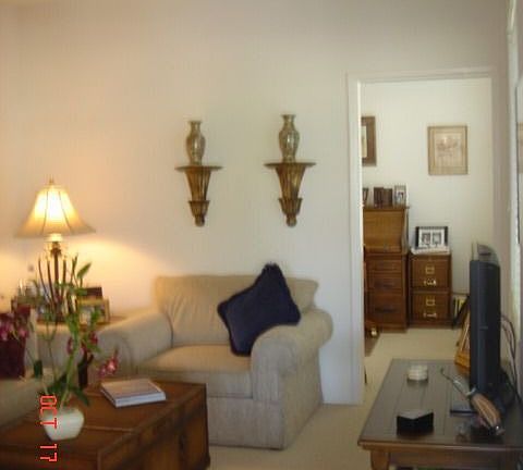 Den and Entrance to Hobby Room