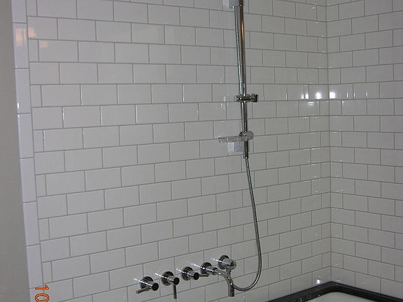 Bathroom: Kohler tub, grohe fixtures