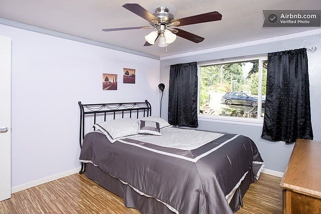 Your bedroom (bed not includ