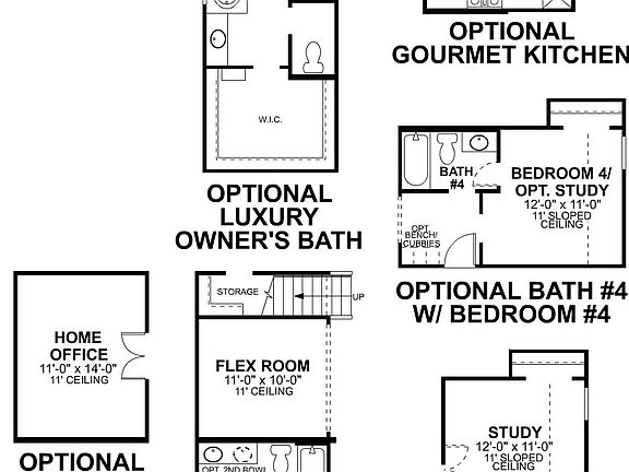 Sabine First Floor Options