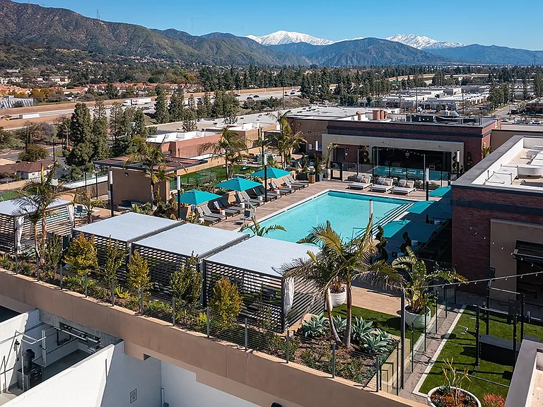Aerial View of Pool - Esperanza at Duarte Station