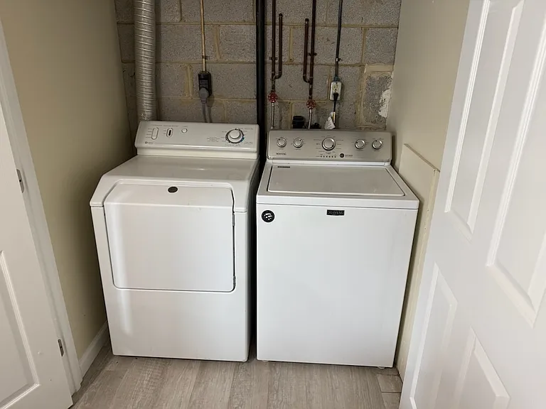 Lower Level - Full Size Washer & Dryer