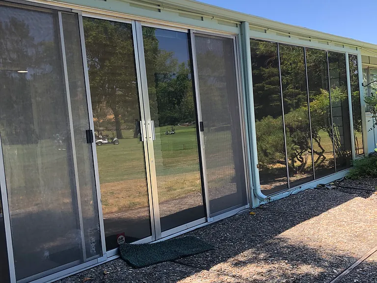 outside of glass lanai