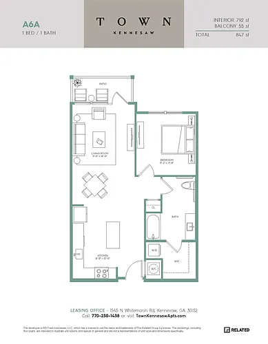 Floor plan A6a