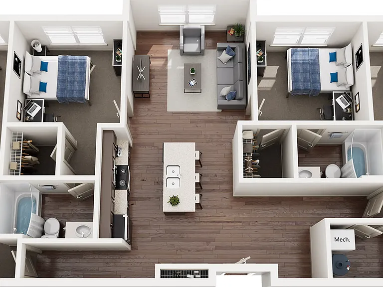 4D Floor Plan (only building 3) 4D Floor Plan (only building 3)
