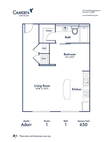 Floor plan Adair
