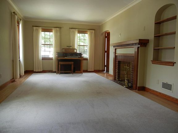 Very bright living room.
