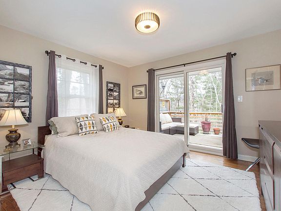 Master Bedroom with Private Deck.