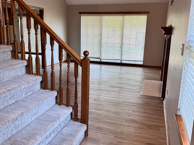 Entry way to living room