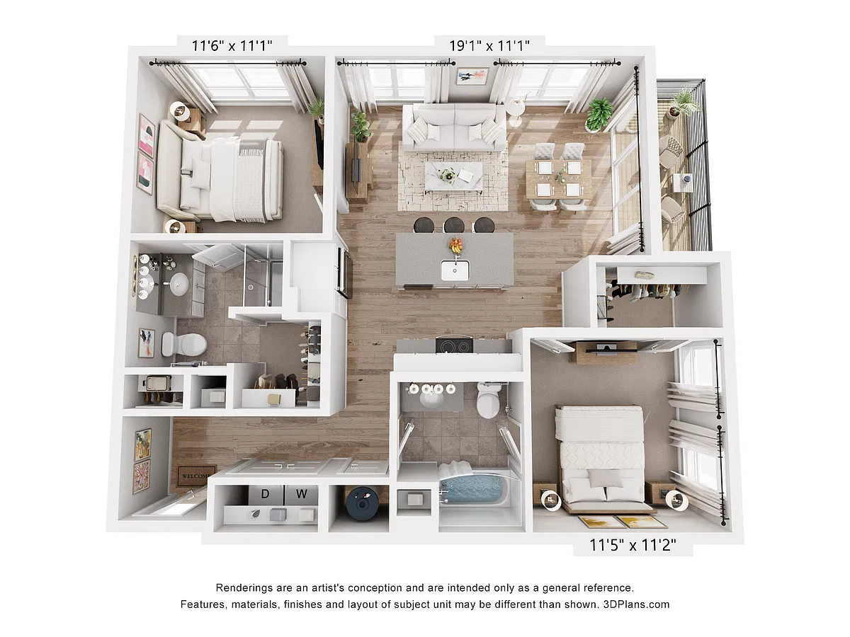 Floor plan The Kelton