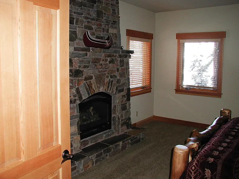 Master Bedroom with fire place