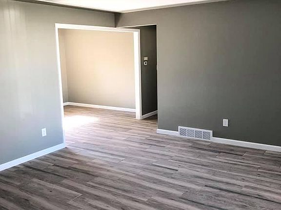 Main floor living room from entry door