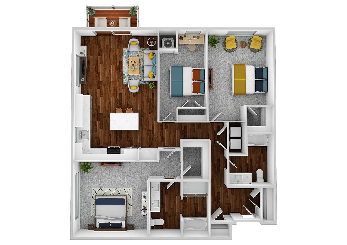 Floor plan F5, ADA