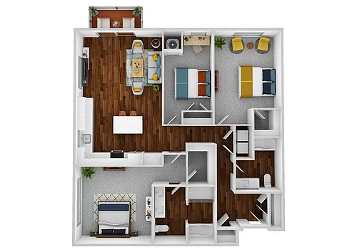Floor plan F5, ADA