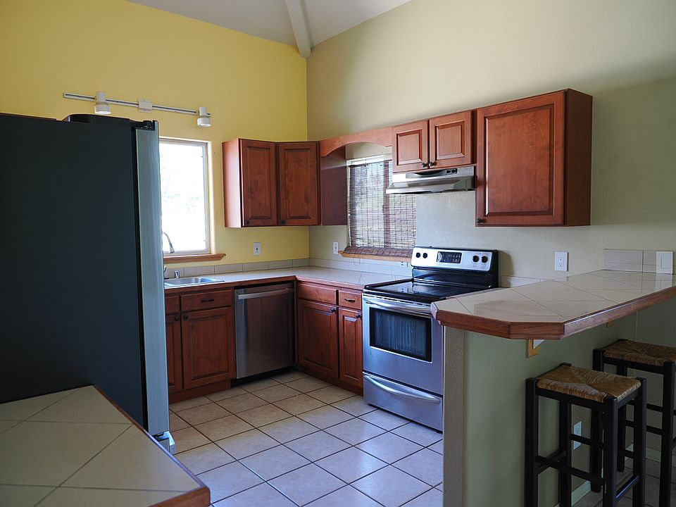 Cherry wood cabinets