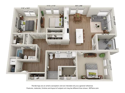 Floor plan C1-M2