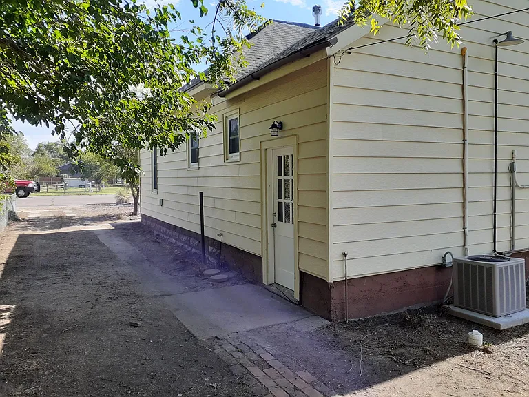 Rear Entry and Sizeable driveway.