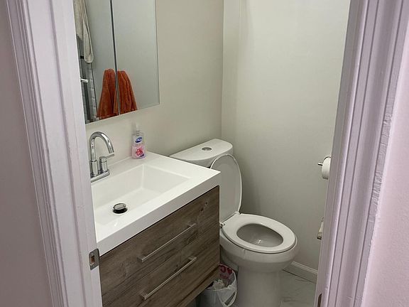 Bathroom w/ floating vanity