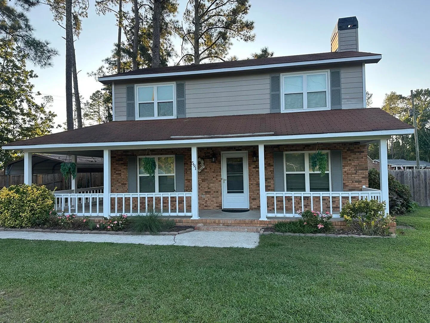 Move-In Ready Corner-Lot Home with Wraparound Porch Near Fort Eisenhower — Photo 1