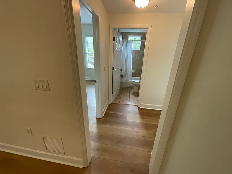 Hall area to second bedroom, 2nd bathroom, and laundry room