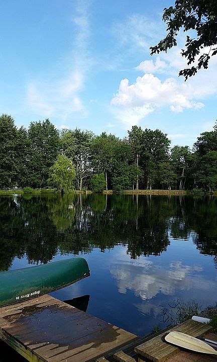 Beautiful Full Stocked Lake in Pristine Private Setting next to the Pavilion (Outdoor Living Room)