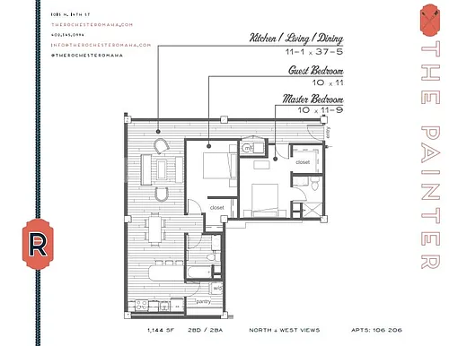 Floor plan The Painter