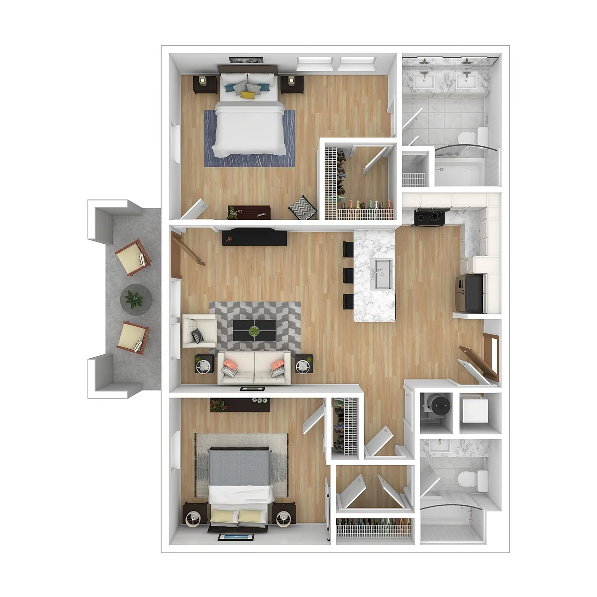Floor plan Appalachian (B2M)