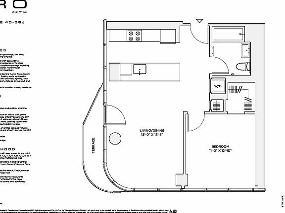 2nd image of 242 W 53rd St APT 53J