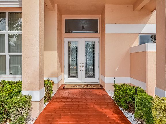 Double Front Door Entrance