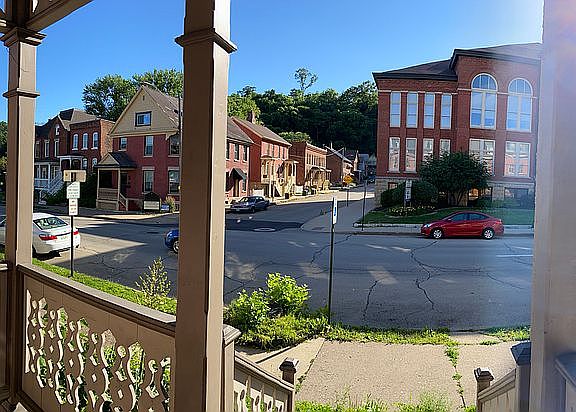 View from front porch